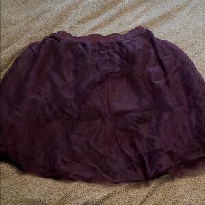 Charlotte Russe 1x NWT New Plum Tulle Skirt